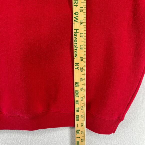 OHIO STATE Sweatshirt Adult M Buckeyes OSU University Columbus OH Fleece Red - Picture 12 of 13